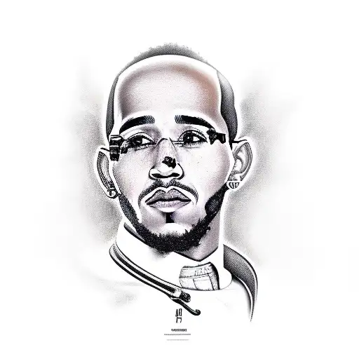 Lewis Hamilton tattoo design idea