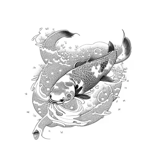 koi no yokan tattoo design idea