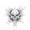 veins road tattoo design idea