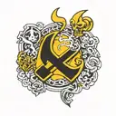 Wu-Tang Clan Art tattoo design idea