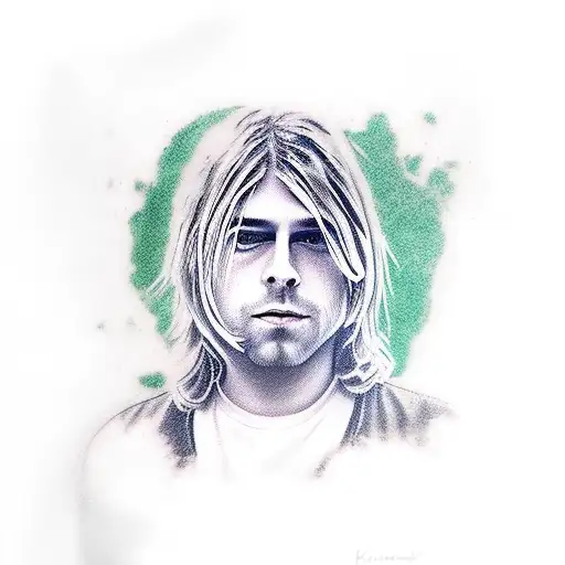 Kurt cobain tattoo design idea