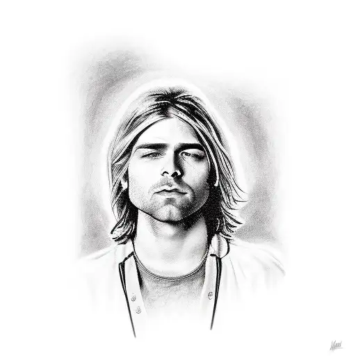 Kurt cobain tattoo design idea