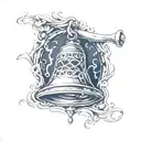 riverside bell tattoo design idea