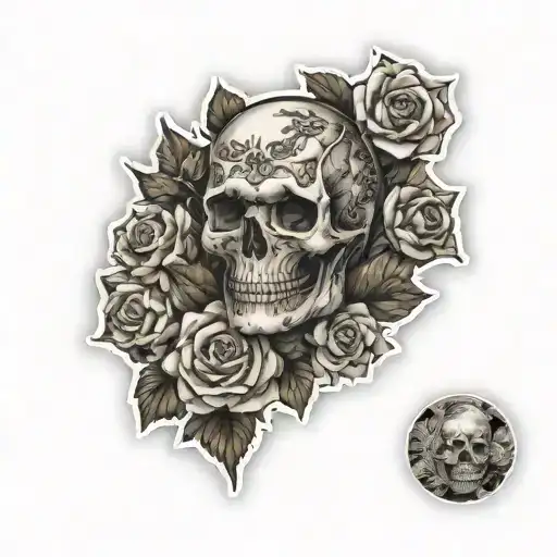 resilient stickers representing all tattoo design idea