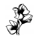 lupin and lily  tattoo design idea