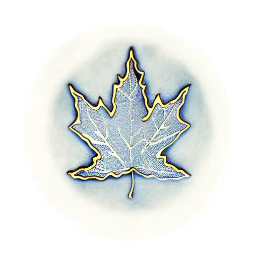 Maple Leaf tattoo design idea