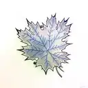 Maple Leaf tattoo design idea