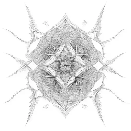 fractals tattoo design idea