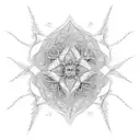 fractals tattoo design idea