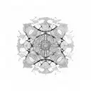 fractals tattoo design idea