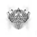 Queen's Crown tattoo design idea