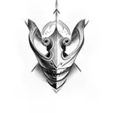 black mamba logo tattoo with 999 in juice wrld style and some bambboo in the back tattoo design idea