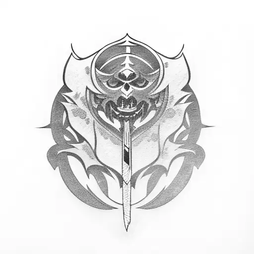 bleach sword  tattoo design idea