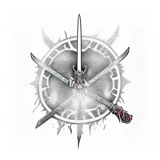 bleach ichigo sword  tattoo design idea