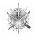 bleach ichigo sword  tattoo design idea