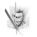 bleach ichigo sword  tattoo design idea