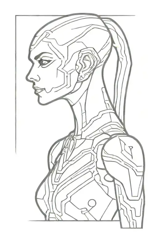 mass effect video game mass relay tattoo design idea