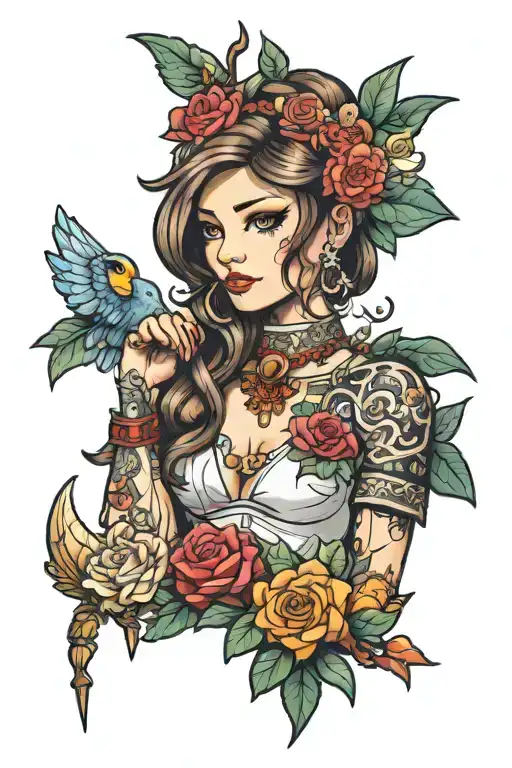 LEGO Sophia  tattoo design idea
