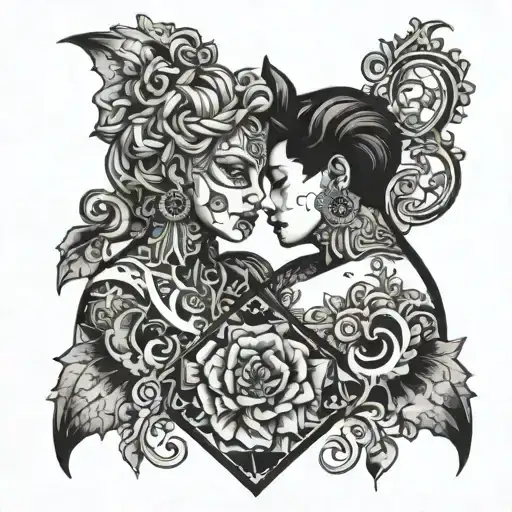 soulmate, love, tattoo design idea