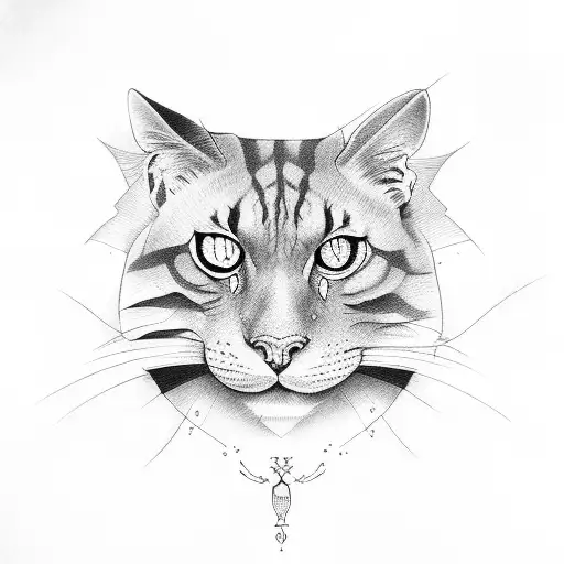 Begemot from "Master and Margarita" Bulgakov tattoo design idea