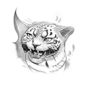 Begemot from "Master and Margarita" Bulgakov tattoo design idea