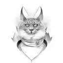 Begemot from "Master and Margarita" Bulgakov tattoo design idea