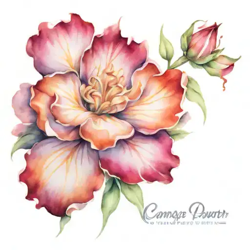 courage and power tattoo design idea