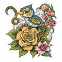 melody tattoo design idea