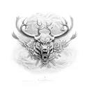 bosque tattoo design idea