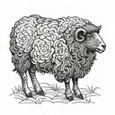 black sheep  tattoo design idea