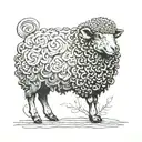 black sheep  tattoo design idea