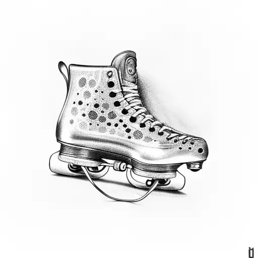 skates tattoo design idea