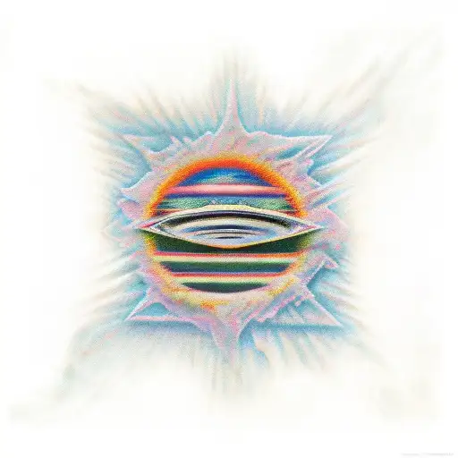pink Floyd artwork DMT tattoo design idea