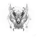 rhysand  tattoo design idea