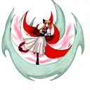 nine tailed fox tattoo design idea