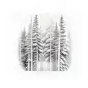 Finnish forest tattoo design idea