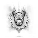 leader tattoo design idea