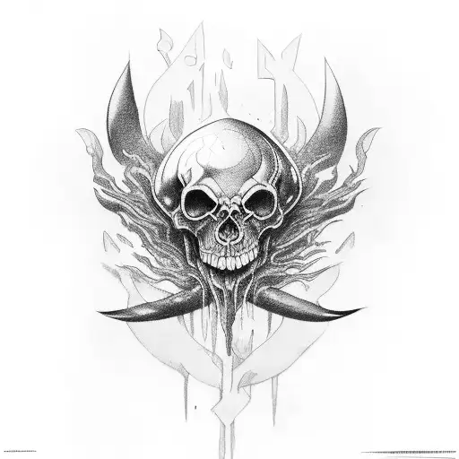 blasphemous  tattoo design idea