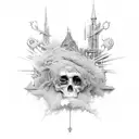 blasphemous  tattoo design idea