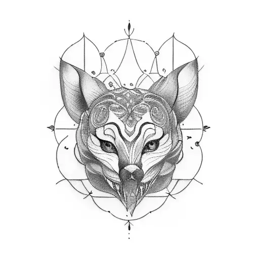 faca e rosa tattoo design idea