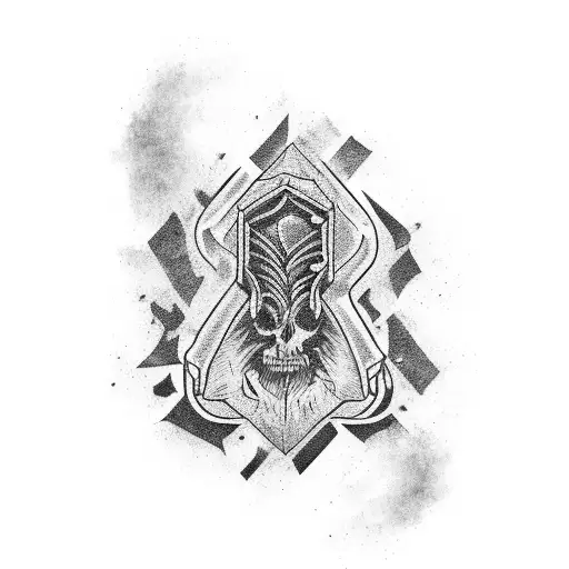 Rock and medicine fusion tattoo design idea