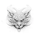 two paths trail tattoo design idea