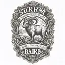 Sturm Und Drang Lamb of god font tattoo design idea
