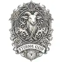 Sturm Und Drang Lamb of god font tattoo design idea