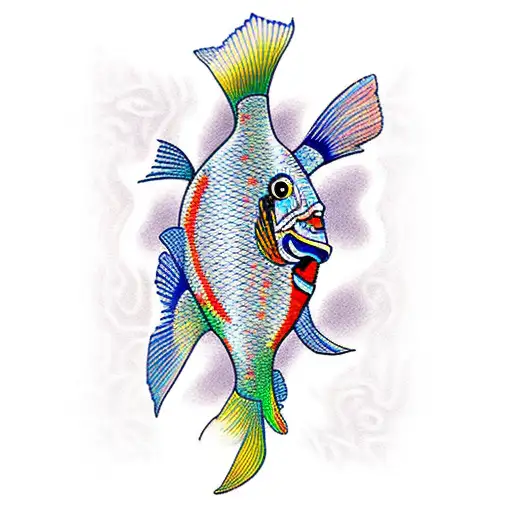 hmong koi fish tattoo design idea