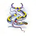 hmong cobra snake tattoo design idea
