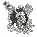 wiz khalifa smoke weed tattoo design idea