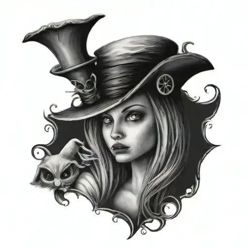 alice in wonderland collarbone tattoo simple no faces from one shoulder to the other tattoo design idea