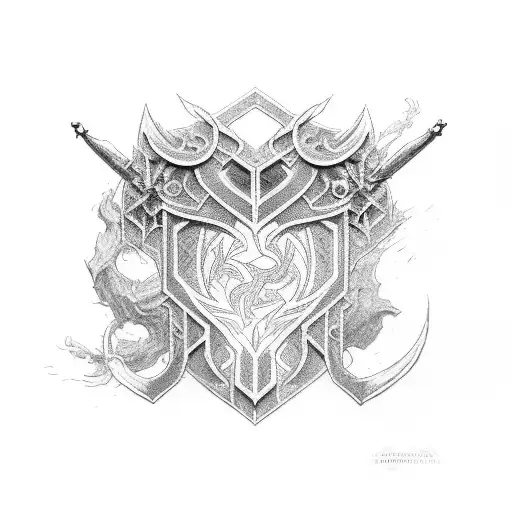 Grancrest Senki emblem tattoo design idea