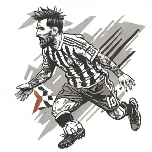 Messi world cup tattoo design idea